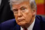 WASHINGTON (United States), 23/05/2025.- US President Donald Trump before signing executive orders on nuclear energy in the Oval Office of the White House, Washington, D.C., USA, 23 May 2025. Trump signed a total of five executive orders aimed at easing restrictions and expanding the nuclear energy industry. EFE/EPA/SAMUEL CORUM / POOL