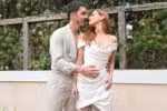 Giovanna Lancellotti e Gabriel David celebram casamento com a presença de celebridades