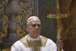 Vatican City (Vatican City State (Holy See)), 09/05/2025.- A handout picture provided by the Vatican Media shows Pope Leo XIV celebrating Mass with the Cardinal electors in the Sistine Chapel in Vatican City, 09 May 2025. (Papa, Cardenal) EFE/EPA/VATICAN MEDIA HANDOUT HANDOUT EDITORIAL USE ONLY/NO SALES