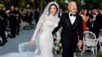 Lauren Sánchez publica foto de casamento com Jeff Bezos usando vestido de noiva