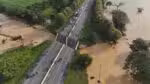 Colapso de ponte em rodovia na Venezuela devido a fortes chuvas