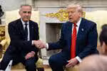 Washington (United States), 06/05/2025.- US President Donald Trump (R) and Canadian Prime Minister Mark Carney meet in the Oval Office at the White House in Washington, DC, USA, 06 May 2025. EFE/EPA/FRANCIS CHUNG / POOL
