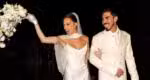 Qual atriz recebeu o buquê na cerimônia de casamento de Giovanna Lancellotti