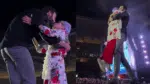 Gusttavo Lima beija fã idosa durante show; momento registrado