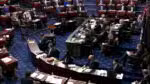 Plenário do Senado dos Estados Unidos em Washington
09/02/2021 TV do Senado dos EUA/Divulgação via Reuters