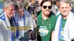 Tarcísio participa da Marcha para Jesus ostentando bandeira de Israel
