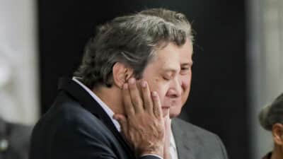 Min. Fernando Haddad (Fazenda), min. Carlos Favaro (Agricultura), min. Paulo Teixeira (Agricultura Familiar) , Marian Silva (Meio Ambiente) no anuncio do governo federal anunciou nesta 2ª feira (30.jun.2025) o novo Plano Safra da Agricultura Familiar com R$ 78,2 bilhões em crédito para o ciclo 2025/2026. Os juros nas linhas do Pronaf (Programa Nacional de Fortalecimento da Agricultura Familiar) estão entre 0,5% e 8%. O valor a ser financiado para a agricultura familiar é 3% maior do que anunciado no Plano Safra 2024/2025, de R$ 76 bilhões. O valor a ser financiado para a agricultura familiar é 3% maior do que anunciado no Plano Safra 2024/2025, de R$ 76 bilhões. | Sérgio Lima/Poder360 - 30.jun.2025