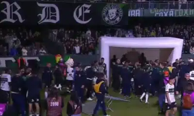 Jogo entre Coritiba e Goiás terminou com punições e seis jogadores expulsos Jogo entre Coritiba e Goiás terminou com punições e seis jogadores expulsos
