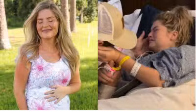 Esposa de celebridade relata condição debilitada após o sétimo nascimento