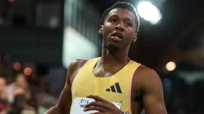 Corredor norte-americano é eliminado do Campeonato Mundial devido a sanção por teste positivo para substância proibida Corredor norte-americano é eliminado do Campeonato Mundial devido a sanção por teste positivo para substância proibida
