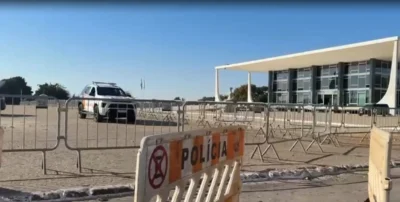 Aumento do policiamento será realizado na Praça dos Três Poderes em caso de ocorrências