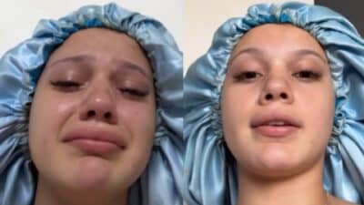 A influenciadora digital relata ter sofrido agressão por parte de sua mãe A influenciadora digital relata ter sofrido agressão por parte de sua mãe