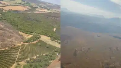 A cidade de SP continua com seis focos de incêndio em atividade no domingo (14) A cidade de SP continua com seis focos de incêndio em atividade no domingo (14)