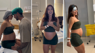 Nathalia Valente divulga vídeo de parto “sem dor”: “Escolhida”