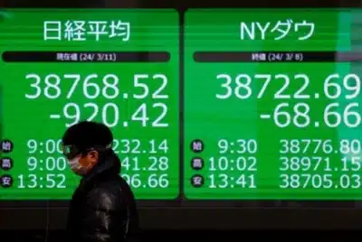 Bolsas asiáticas encaram o fechamento em alta, impulsionadas pelo avanço da Oracle em Nova York