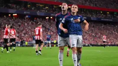 O Arsenal conquista a vitória sobre o Bilbao na Liga dos Campeões O Arsenal conquista a vitória sobre o Bilbao na Liga dos Campeões