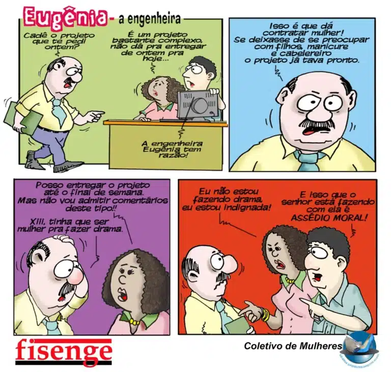 Engenheira Eugênia: Histórias em Quadrinhos Combatem Assédio e Inspiram Reflexões!